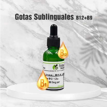 Imagen de Gotas  Sublinguales B12+B9